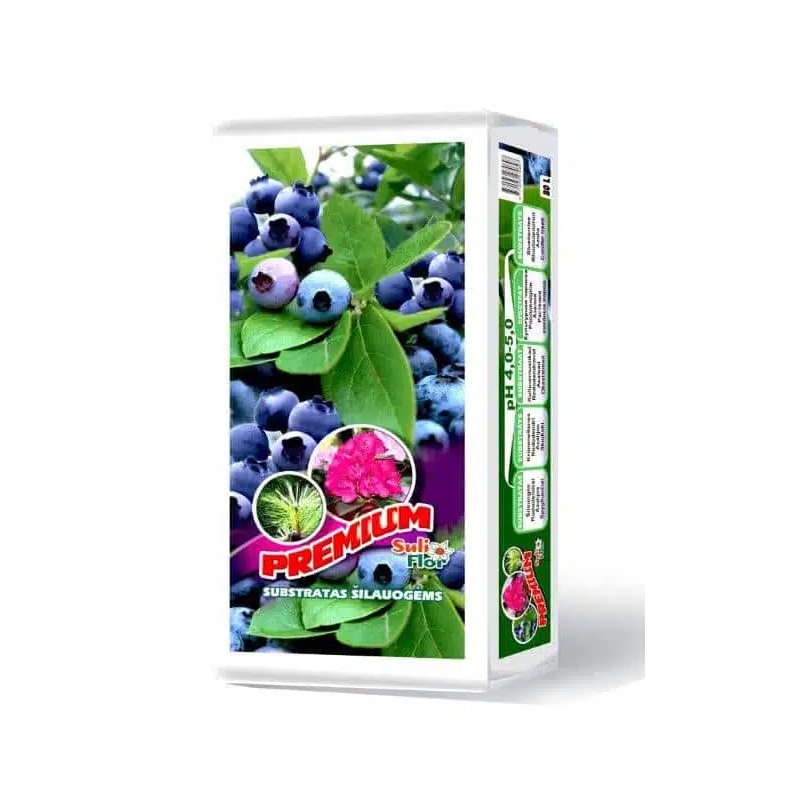 SULIFLOR PREMIUM кисел субстрат за боровинки, рододендрони, азалии, иглолистни дървета